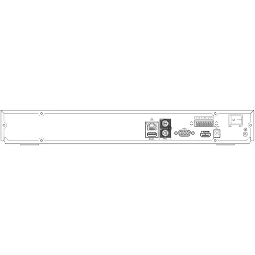 IP Видеорегистратор Dahua DHI-NVR4216-4KS2, 16-канальный, до 8 Мп, 2 HDD, трев. вх. вых. 4/2.