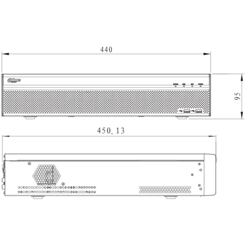IP Видеорегистратор Dahua DHI-NVR5832-4KS2 до 32 камер, до 12 Мп, 8 HDD до 48 Тб