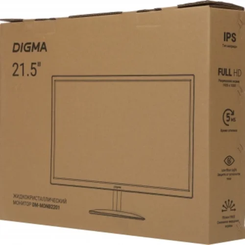 Монитор Digma 21.5" DM-MONB2201 черный IPS LED 5ms 16:9 HDMI матовая 250cd 178гр/178гр 1920x1080 75H