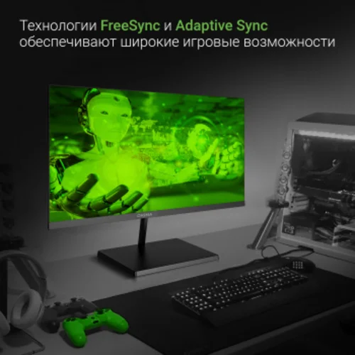 Монитор Digma 21.5" Progress 22A501F черный VA LED 5ms 16:9 HDMI M/M матовая 250cd 178гр/178гр 1920x