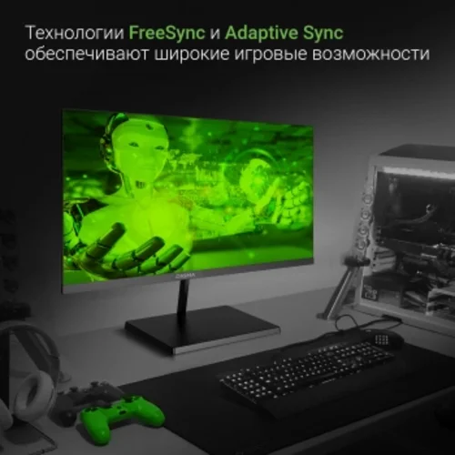 Монитор Digma 21.5" Progress 22A501F черный VA LED 5ms 16:9 HDMI M/M матовая 250cd 178гр/178гр 1920x