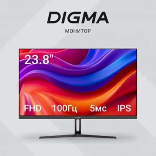 Монитор Digma 23.8" Progress 24P301F черный IPS LED 16:9 HDMI M/M матовая 250cd 178гр/178гр 1920x108