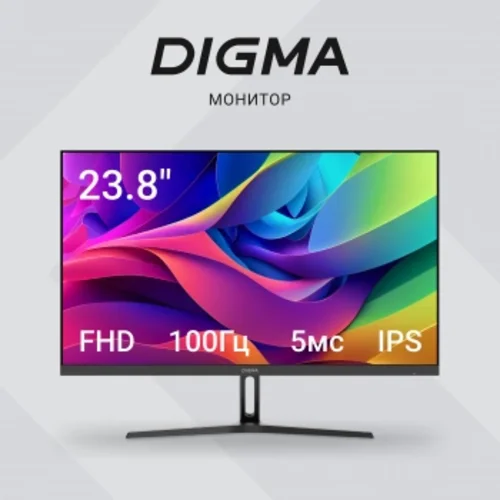Монитор Digma 23.8" Progress 24P305F черный IPS LED 16:9 HDMI M/M матовая 250cd 178гр/178гр 1920x108