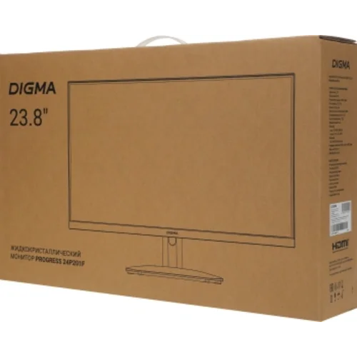 Монитор Digma 23.8" Progress 24P201F черный IPS LED 16:9 HDMI матовая 250cd 178гр/178гр 1920x1080 75