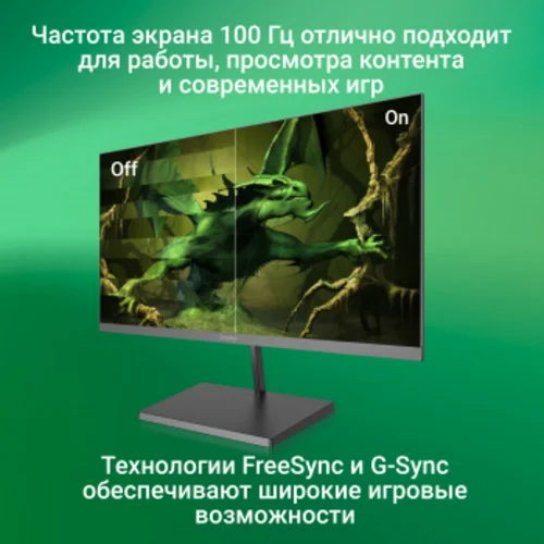 Монитор Digma 23.8" Progress 24A501F черный VA LED 16:9 HDMI матовая 250cd 178гр/178гр 1920x1080 100