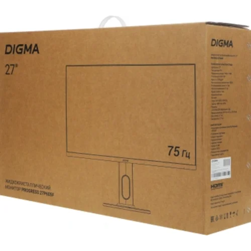 Монитор Digma 27" Progress 27P605F черный IPS LED 5ms 16:9 HDMI M/M матовая HAS Piv 300cd 178гр/178г