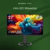 Монитор Digma Pro 27" Action M черный IPS Mini-LED LED 1ms 16:9 HDMI M/M матовая HAS 450cd 178гр/178
