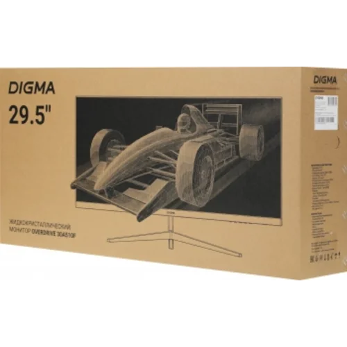 Монитор Digma 29.5" Overdrive 30A510F черный VA LED 1ms 21:9 HDMI матовая 300cd 178гр/178гр 2560x108