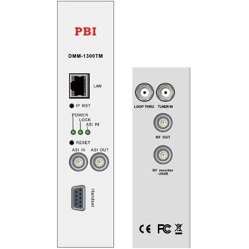 Модуль трансмодулятора QAM DMM-1300TM-S2C для цифровой ГС PBI DMM-1000