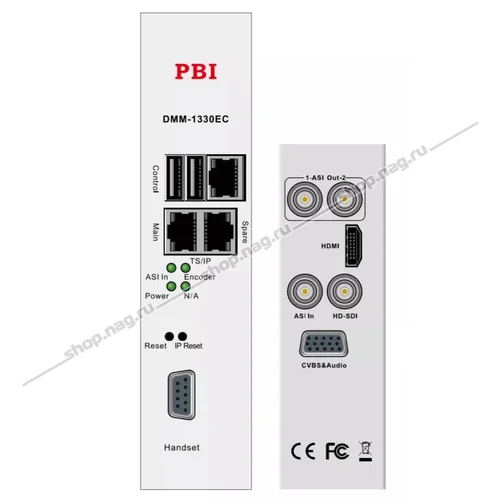 Модуль MPEG2/4 SD encoder 2 audio IP выход PBI DMM-1330EC-42