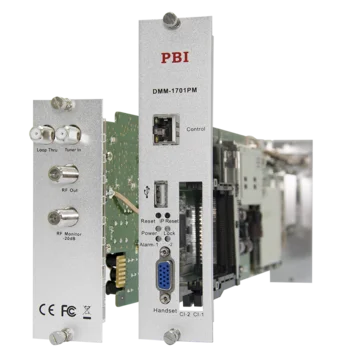 Модуль профессионального DVB-S/S2 приёмника и двойного аналогового модулятора PBI DMM-1701PM-04S2