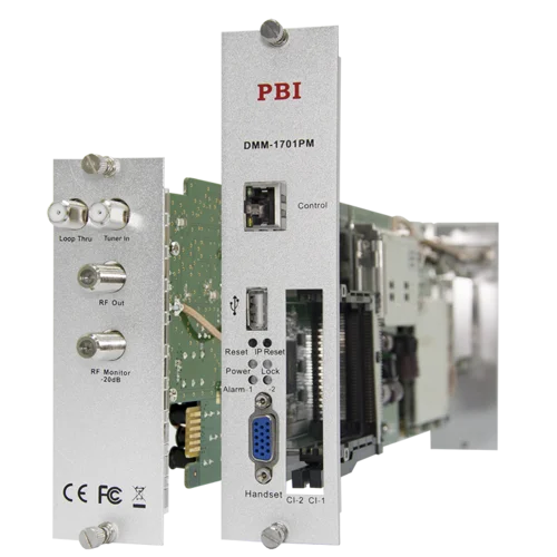 Модуль профессионального DVB-T2 приёмника и двойного аналогового модулятора PBI DMM-1701PM-04T2 (used)