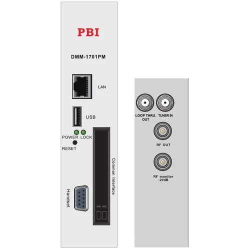 Модуль профессионального DVB-T2 приёмника и двойного аналогового модулятора PBI DMM-1701PM-04T2 (used)