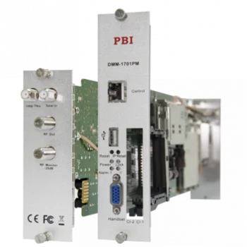 Модуль профессионального DVB-T2 приёмника и двойного аналогового модулятора PBI DMM-1701PM-04T2
