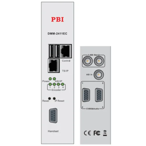 Модуль 4х канального H.264 HD/SD кодера/транскодера PBI DMM-2410EC-H для цифровой ГС PBI DMM-1000