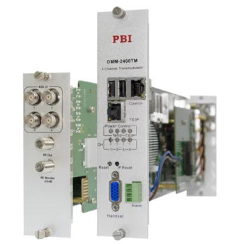 Модуль 4х-канального QAM модулятора PBI DMM-2410TM-30AC для цифровой ГС PBI DMM-1000
