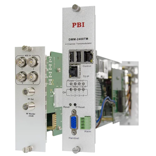 Модуль 4х-канального QAM модулятора PBI DMM-2410TM-30AC для цифровой ГС PBI DMM-1000
