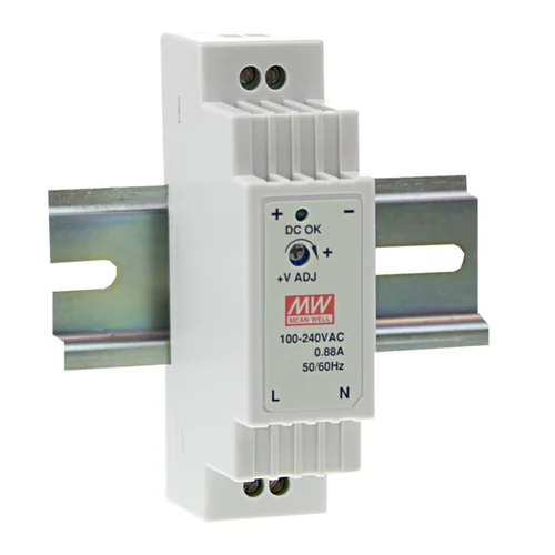 DR-15-24 Блок питания на DIN-рейку, 24В, 0,63A, 15Вт Mean Well