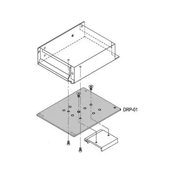 Пластина для монтажа источников питания в корпусе на DIN-рейку