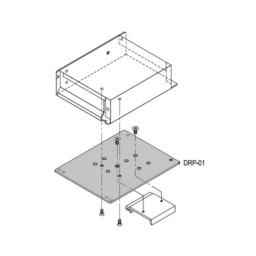 Пластина для монтажа источников питания в корпусе на DIN-рейку