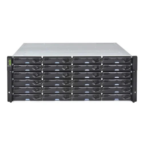 Система хранения данных Infortrend EonStor DS 1000 G3 4U, 24x3.5", 2xCtrl. 8GB total (2x4GB), 2x12G SAS, 2xHost Board, 2xPSU, 2xSup.Cap, Rails