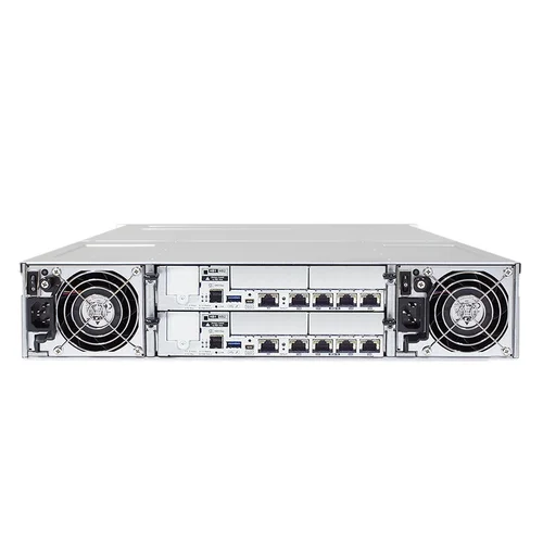 Система хранения данных Infortrend DS3012RUC-C (2xCtrl, до 12xHDD, 2xSAS12G внеш. порт, 2x4GB, 8x1G портов iSCSI)