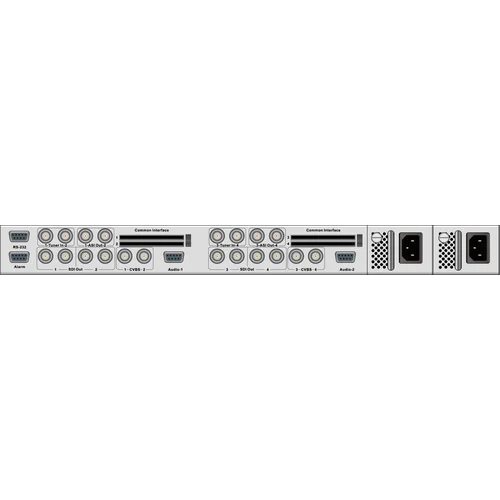 Приемник цифровой SD/HD 4-х тюнерный PBI DXP-3400P-30C