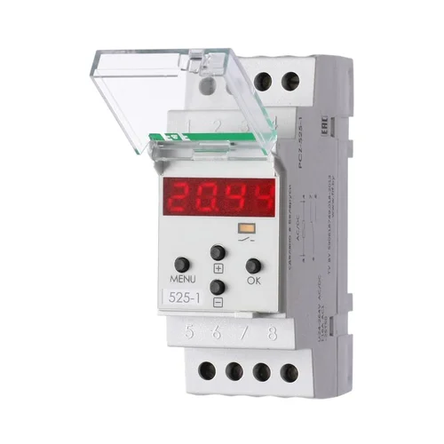 Реле времени астрономическое PCZ-525-1 16А 230В 1п IP20 1 канал коррекция времени включ./выключ. ноч