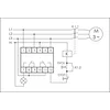 Реле контроля наличия и чередования фаз CKF-318-1 (контроль чередования; слипания фаз; регулировка в