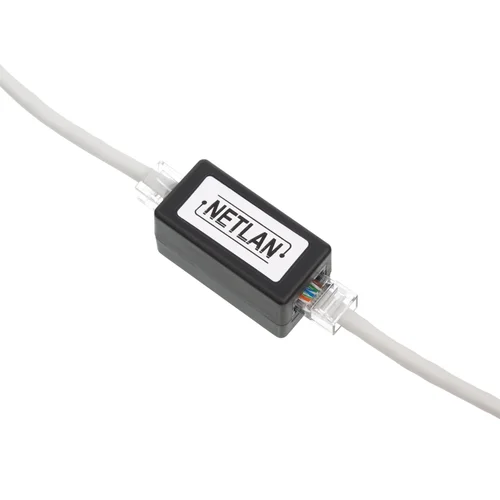 Кабельный соединитель NETLAN RJ45-RJ45 (8P8C), Кат.5e (Класс D), 100МГц, неэкранированный, черный, уп-ка 10шт.