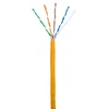 Кабель NETLAN U/UTP 4 пары, Кат.5e (Класс D), 100МГц, одножильный, BC (чистая медь), внутренний, LSZH нг(B)-HF, оранжевый, 100м