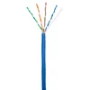 Кабель NETLAN U/UTP 4 пары, Кат.5e (Класс D), 100МГц, одножильный, BC (чистая медь), внутренний, PVC нг(B), синий, 305м