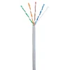 Кабель NETLAN U/UTP 4 пары, Кат.5e (Класс D), 100МГц, одножильный, BC (чистая медь), внутренний, PVC нг(B), серый, 100м