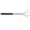 Кабель NETLAN U/UTP 4 пары, Кат.6 (Класс E), 250МГц, одножильный, BC (чистая медь), внешний, PE до -40C, черный, 305м