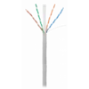 Кабель NETLAN U/UTP 4 пары, Кат.6 (Класс E), 250МГц, одножильный, BC (чистая медь), внутренний, PVC нг(B), серый, 305м