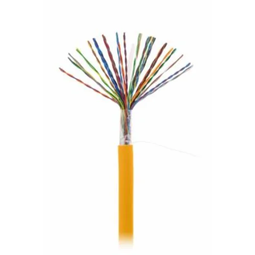 Кабель NETLAN U/UTP 25 пар, Кат.5 (Класс D), 100МГц, одножильный, BC (чистая медь), внутренний, LSZH нг(B)-HF, оранжевый, 305м