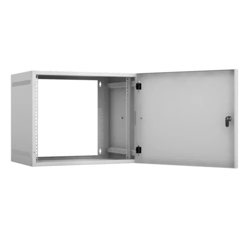 Настенный шкаф 19", 9U, металл, 540х400, серый