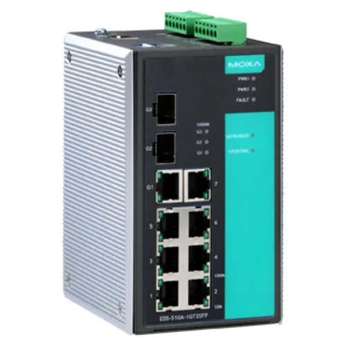 Коммутатор Moxa EDS-510A-1GT2SFP