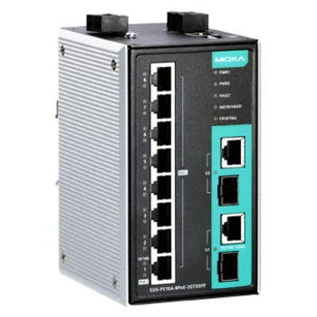 Управляемый коммутатор 8 x 10/100BaseTX с функцией Power Over Ethernet (PoE/PoE+), 2 x Combo Gigabit