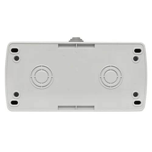 Блок ОП розетка 1-м 16А с заземл. с крышкой+выключатель 1-кл. Мурманск IP54 сер. EKF EFRV16-050-30-5