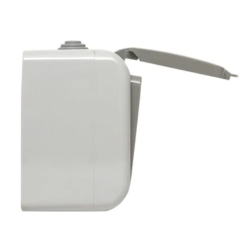 Блок ОП розетка 1-м 16А с заземл. с крышкой+выключатель 1-кл. Мурманск IP54 сер. EKF EFRV16-050-30-5