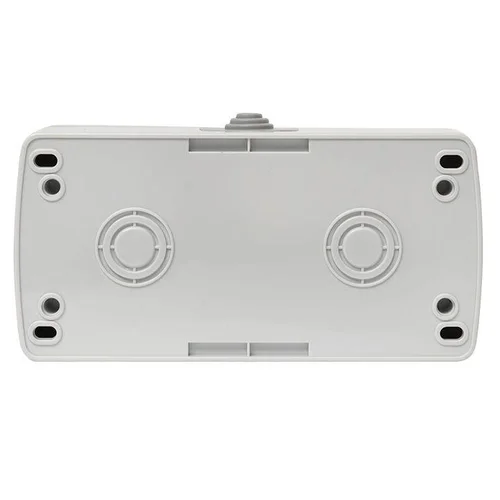 Блок ОП розетка 1-м 16А с заземл. с крышкой+выключатель 2-кл. Мурманск IP54 сер. EKF EFRV16-052-30-5