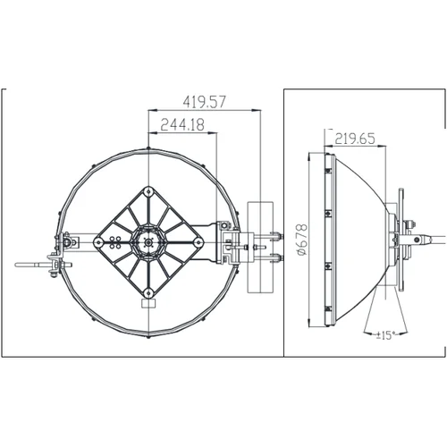 Антенна Siklu EtherHaul 2 ft. 70/80&5 ГГц