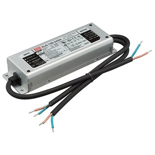 Источник питания ELG-100-24DA, AC-DC, 96Вт, IP67, вход 100…305В AC, 47…63Гц/142…431В DC, ККМ, выход 12...24В/4А