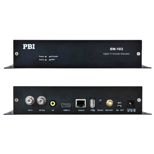 Одноканальный QAM модулятор и энкодер MPEG-2 EM-103-H