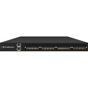 Платформа модульного IP/MPLS маршрутизатора EcoRouter ER-1004 S 1xMNG 1000BaseTX, 4 модульных слота, 1U. Пропускная способность до 400Gbit/s.