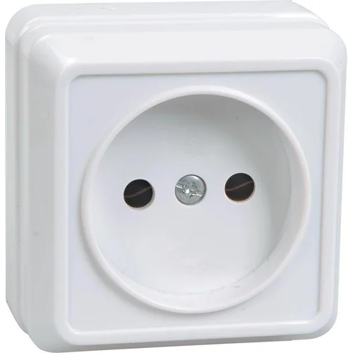 Розетка 1-м ОП Октава 10А IP20 без заземл. крем. IEK ERO10-K33-10-DC