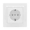 Розетка 1-м СП Минск 16А IP20 с заземл. защ. шторки бел. Basic EKF ERR16-028-100