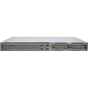Коммутатор Juniper EX4600, 24 SFP+/SFP ports, 4 QSFP+ ports, 2 expansion slots, redundant fans, 2 AC power supplies, front to back airflow