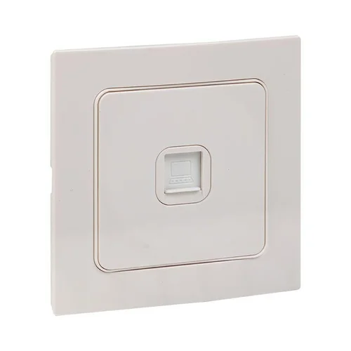 Розетка компьютерная 1-м Стокгольм RJ45 механизм бел. PROxima EKF EYK01-035-10